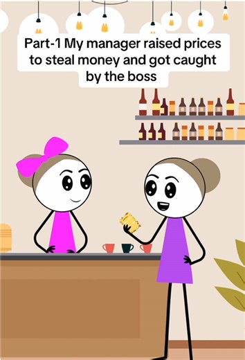 Part-1 My manager raised prices to steal money and got caught by the boss 😂Audio:@mell 🐝 #jobs #work #worklife #managersbelike