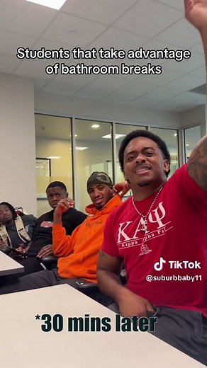 Students Use Bathroom Breaks to Their Advantage