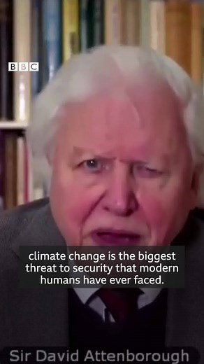 David Attenborough has told the UN that climate change could destroy "entire cities and societies" within a lifetime. https://bbc.in/2NY6lik | BBC News