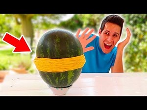 ESPLODERE UN ANGURIA CON GLI ELASTICI! (Exploding Watermelon)
