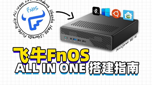 用飞牛FnOS来做ALL IN ONE底层有没搞头？FnOS AIO搭建指南