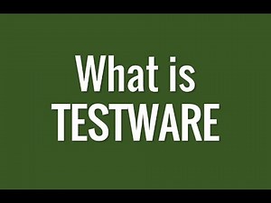 What is TestWare? in 1 minute