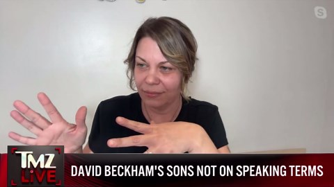 David Beckham's Sons Brooklyn and Romeo Feuding Live