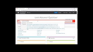 Lexis Advance Quicklaw 101 - Webinar Recording