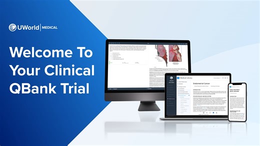 UWorld Clinical QBank Trial Walkthrough
