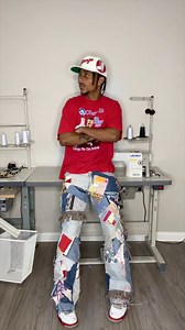 11K views · 418 reactions | Making some patchwork pants #patchwork #upcycling #sewing #diy #streetwear | Wandy The Maker | Facebook