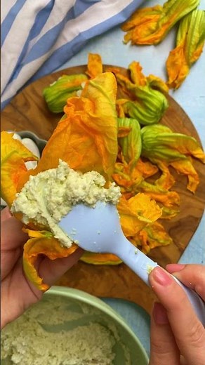 Fiori zucca al forno
