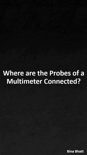 Red & Black Probes: Where to Connect on a Multimeter? #multimeter #electronicsengineering #arduino