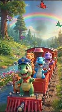 🦖 Dino Train Adventure 🚂 | Baby Dinosaur Song | Kids Songs | Nursery Rhymes Dinosaur Song for Kids
