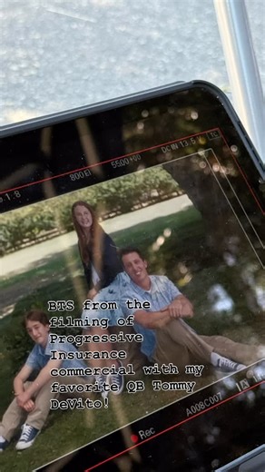 Logan Hannigan 🇵🇭 🇮🇪 on Instagram: "BTS from the filming of the Progressive insurance commercial with my favorite QB @tommydevito …. It will officially be out this Saturday! Stay tuned !"