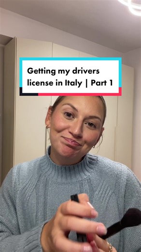 PART 1 | getting my Italian drivers license 🪪 follow along as I take drivers ed, learn how to drive a manual car, and memorize 6,000 theory questions lol #americaninitaly #americaninrome #americanlivinginitaly #patenteb