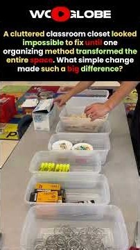 This Classroom Closet Gets the MOST Satisfying Makeover