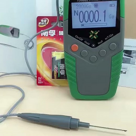 TD8620 Gauss Meter Handheld Digital Tesla Meter Magnetic Flux Meter Surface Magnetic Field Test