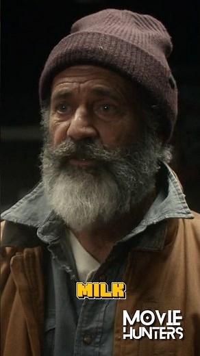 A glass of milk for the road 🥛\n#fatmanmovie #melgibson