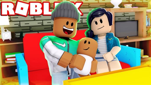 Adopting a baby in Roblox