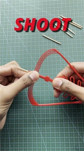 3D Printed toothpick crossbow