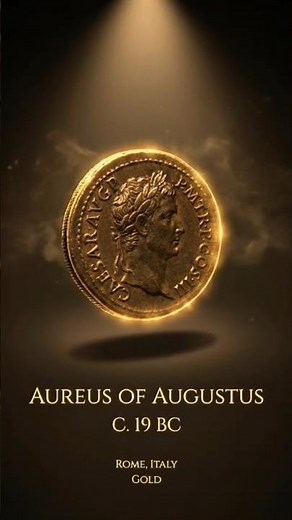 ‎This Roman Gold Coin Changed History | Aureus of Augustus (19 BC) #Rarecoin #foryou #HistoryShorts