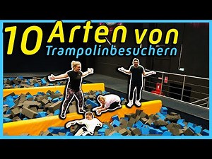 10 TYPES OF TRAMPOLINE PARK VISITORS! Show-off, ninja, lazy...