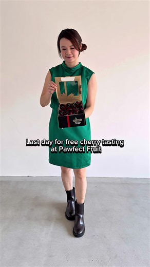 Last day for free cherry tasting. This is a pet friendly tasting and they are welcome to enjoy the fresh cherries. Check out @Pawfect Fruit for more information. You can find a variety of fresh cherry over here at an irresistible price. Location: Pawfect Fruit 63, Hillview Ave, #01-12, Lam Soon Industrial Building, Singapore 669569. #cherry #freetasting #furfriends #singapore