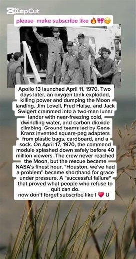 Successful Failure": The Apollo 13 Crisis 🚀