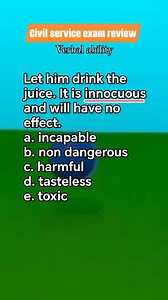 English vocabulary / civil service exam reviewer #civilserviceexam2025 #civilserviceexamination2025 #englishgrammar #CSEReview #englishvocabulary | Arturo Infornon Malag Jr.