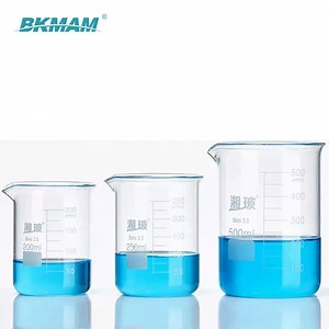 [Hot Item] Borosilicate Beaker High Quality Lab Use Glass Beakers for Sale 50ml 100ml 200ml 250ml 500ml 1000ml Beakers Glassware