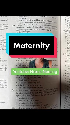 Labor NCLEX RN - Maternity Nursing: Understanding Corioamionitis