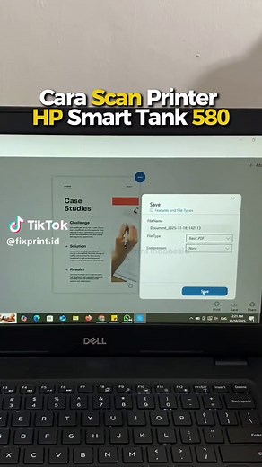 Tutorial Scan Dokumen Praktis dengan HP Smart Tank 580