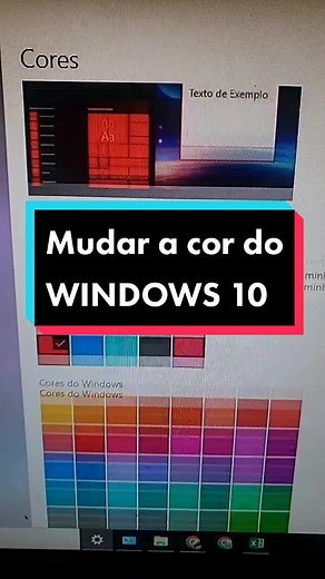 Como mudar a cor do Windows 10 #Windows10 #cor #personalizacao #tutorial #hack