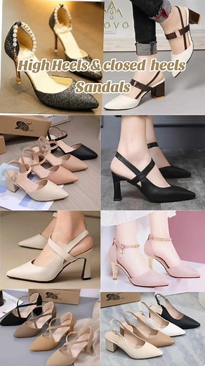 High Heels and Closed Sandals for Women