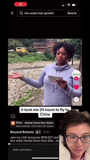 This women did her research! Yao Women’s long hair and how they taking care their long hair like rice water treatment and such got categorized as China GuangXi’s intangible Cultural Inheritage by 2012. Brand is @Beyond Botanix #china #chinatiktok #chineseculture #ricewaterforhairgrowth #ricewater #yaowomen #yaowomenricewater #hair