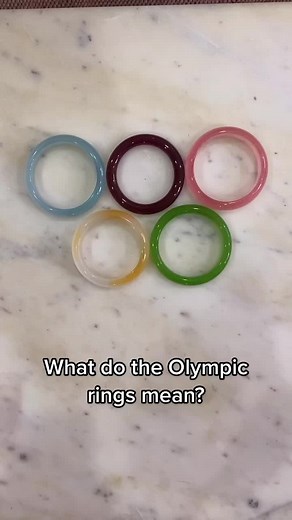 Did you know the meaning behind the Olympic rings? Watch this made with seree jade bangles! #foryou #tokyoolympics #summerolympics2021 #smallbizowner