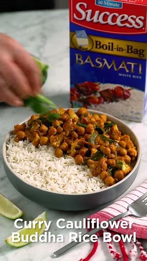 Curry Cauliflower Buddha Rice Bowl Recipe | Success® Rice