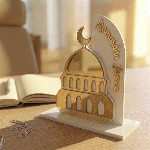 Ramadan Kareem Table Decor Mosque Design Islamic Home Decor Centerpiece for Iftar Table Eid Gift - Etsy