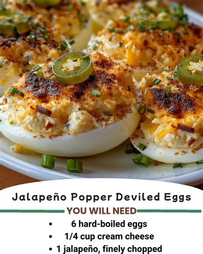 🌶️🥚 Jalapeño Popper Deviled Eggs – Spicy, Creamy & Keto-Friendly! 🧀🔥 A bold twist on a classic—everything you love about jalapeño poppers stuffed into deviled eggs! | Cooking with Sabrina
