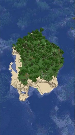 A Truly BEAUTIFUL Minecraft Flower Forest Island Seed
