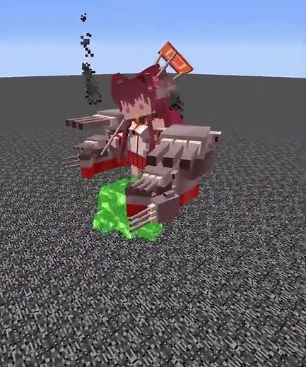[Mobバトル]狂気のニッコリビジター(NikkoriMOD)VS戦艦 大和(Shincollecraft)[minecraft][1.12.2]#shorts