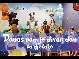 Danas nam je Divan Dan 🎈 Za Djecake 🎈 Rodjendanska pjesmica
