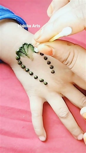 Kids mehandi design | Beautiful mehndi|| mehndi design simple| back hand simple mehandi #shortvideo​