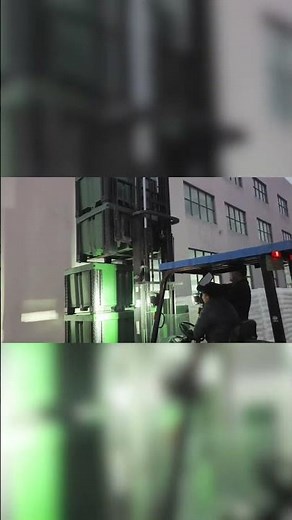 Plastic Hybrid Grid Box Stacking test