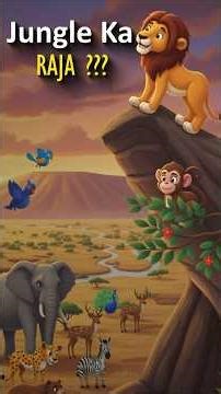 Mobile Se Cartoon Video Kaise Banaye Free Mein | Jungle Animal Story Animation | AutoDraft AI