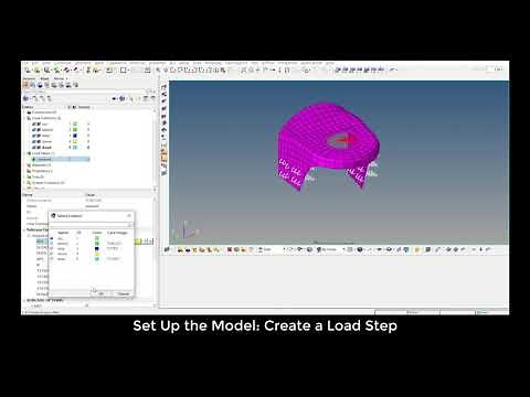 Direct Transient Dynamic Analysis in Altair OptiStruct