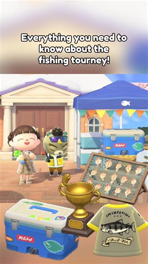 Everything you need to know about the Fishing Tourney and items to collect!🎣🐠 #acnh #animalcrossing #acnhswitch #acnhtips #acnhtutorial