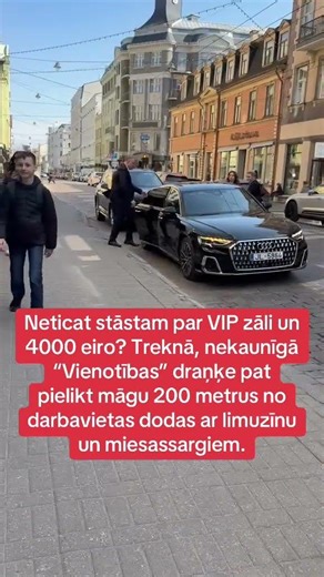 Neticat par VIP zāli un 4000 eiro? Viņa pat pielikt māgu 200 metrus no darbavietas dodas ar limuzīnu