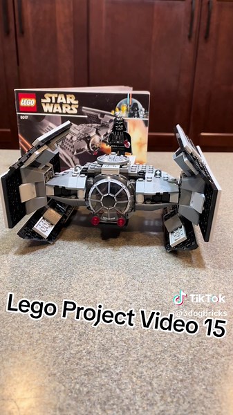 Darth Vader’s TIE Fighter 8017 #starwarslego #starwars #lego #legostarwars