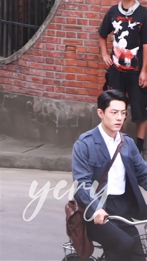 25K views · 1.7K reactions | Xiao Zhan’s bike-riding skills level up with each project  #XiaoZhan #肖战 #SpyINGtheDrama | Xiao Zhan World | Facebook