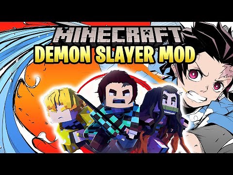 KIMETSU NO YAIBA MOD - Swords, Demons, Forms, and More... | Minecraft Mod Review in Spanish 1.12.2