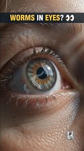 Why do we see worms in the sky? 👀👁️ #ScienceFacts #HumanBody #Shorts