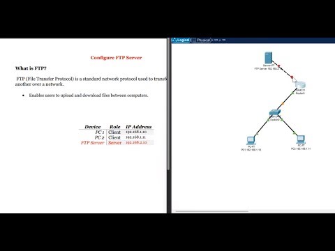 2)FTP Server Configuration in Cisco Packet Tracer Bangla || How to Setup FTP Server on Windows -2024