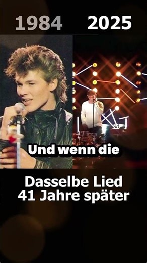 Gleicher Sänger - 41 Jahre später #musik #shorts #Nostalgie